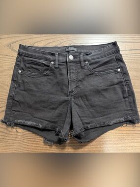 Silver Jeans Black Frayed Hem Women's Jean Shorts